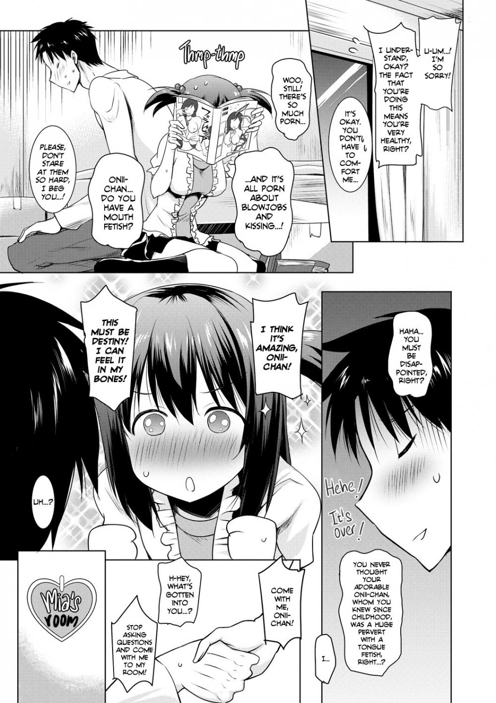 Hentai Manga Comic-I Can't Live Without My Little Sister's Tongue-Chapter 1-9